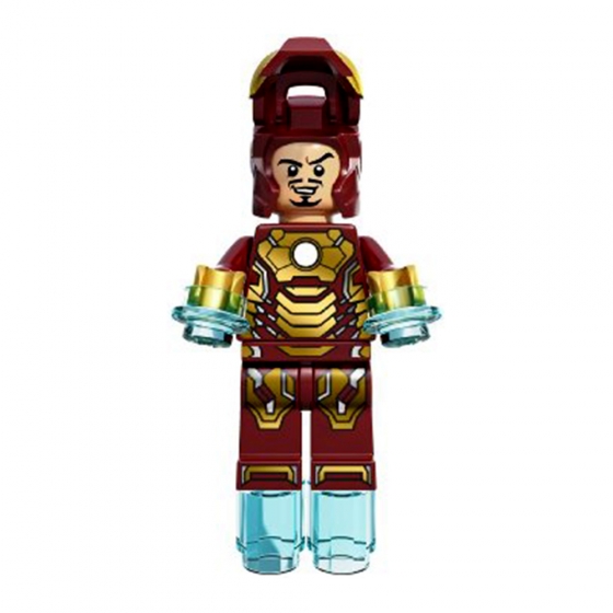 White iron man online lego